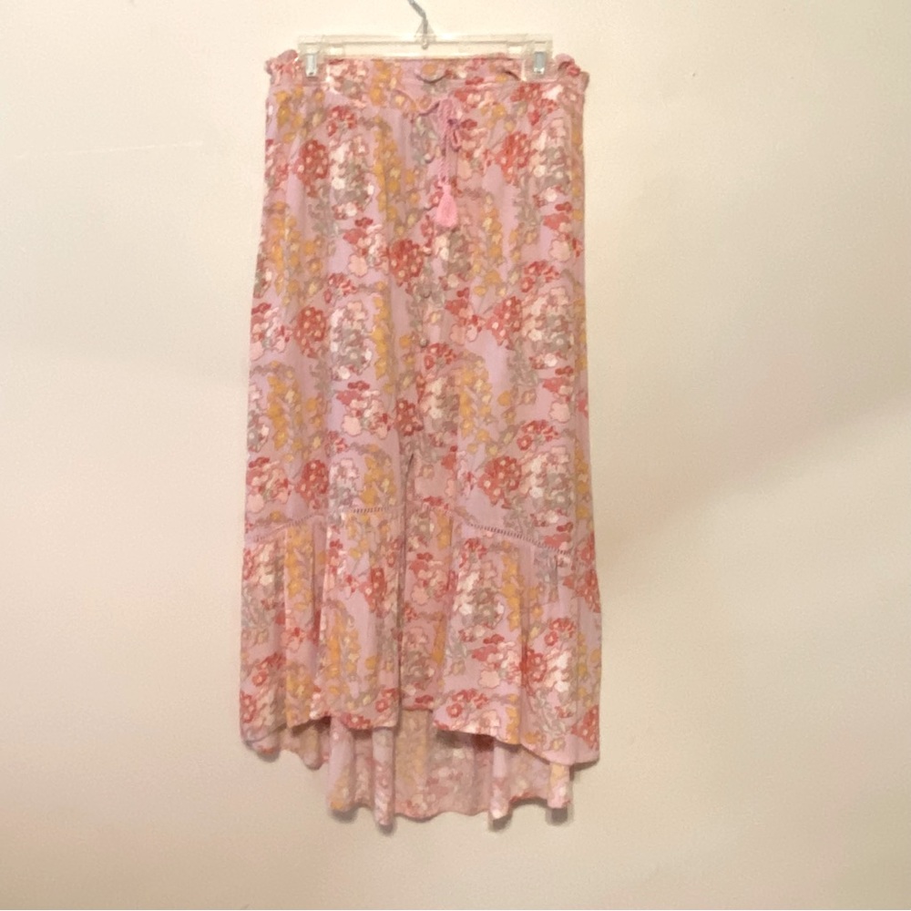 Tiered Midi Skirt